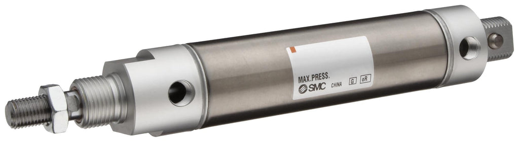 SMC NCDMC150-0100 Stainless Steel Air Cylinder, Round Body, Double Acting, Rear Pivot Mounting, Switch Ready, No Cushion, 1-1/2" Bore OD, 1" Stroke, 0.437" Rod OD, 1/8" NPT 1-1/2 Inches 1 Inches 0.437 Inches 7/16"-20 0.75 Inches 0.125 Inches - LeoForward Australia