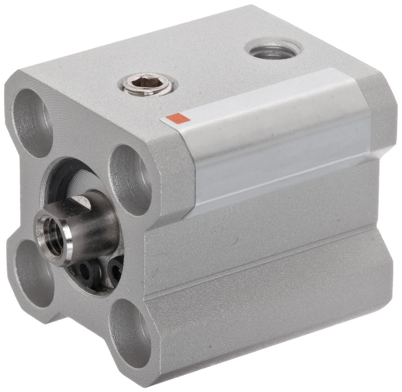 SMC NCQ2B12-10D Aluminum Air Cylinder, Compact, Double Acting, Through Hole Mounting, Not Switch Ready, No Cushion, 12 mm Bore OD, 10 mm Stroke, 6 mm Rod OD, M5 x 0.8 Not Listed Inches 10 Millimeters 6 Millimeters 8-32 UNC 5.4 Millimeters 5 Millimeters 1 - LeoForward Australia