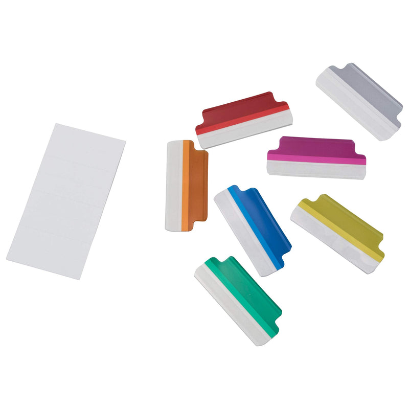  [AUSTRALIA] - ADVANTUS Self Adhesive Index Tabs with Inserts, 16 Tabs, Assorted Colors (Z06014)