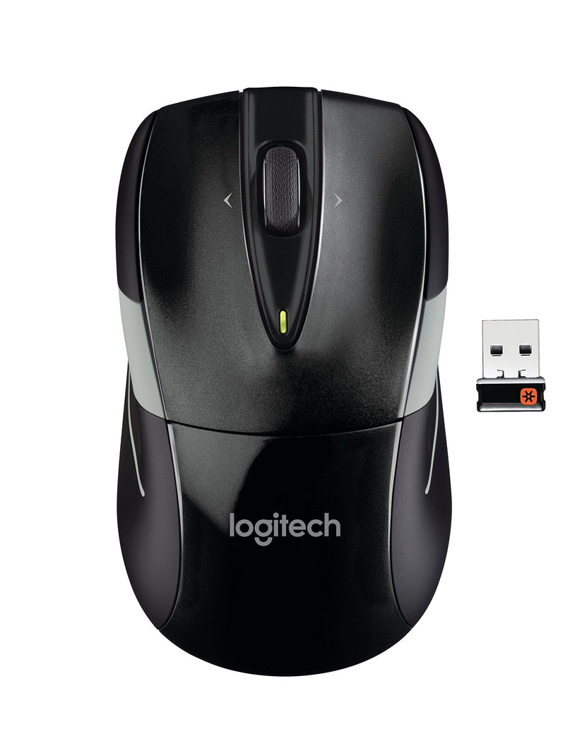 Logitech M525 Wireless Mouse – Long 3 Year Battery Life, Ergonomic Shape for Right or Left Hand Use, Micro-Precision Scroll Wheel, and USB Unifying Receiver for Computers and Laptops, Black/Gray Standard Packaging - LeoForward Australia