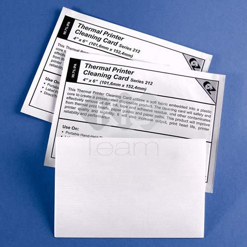 Thermal Printer Cleaning Card 4”x6” - 101.6mm x 152.4mm Series 212 (3 Layer) - LeoForward Australia