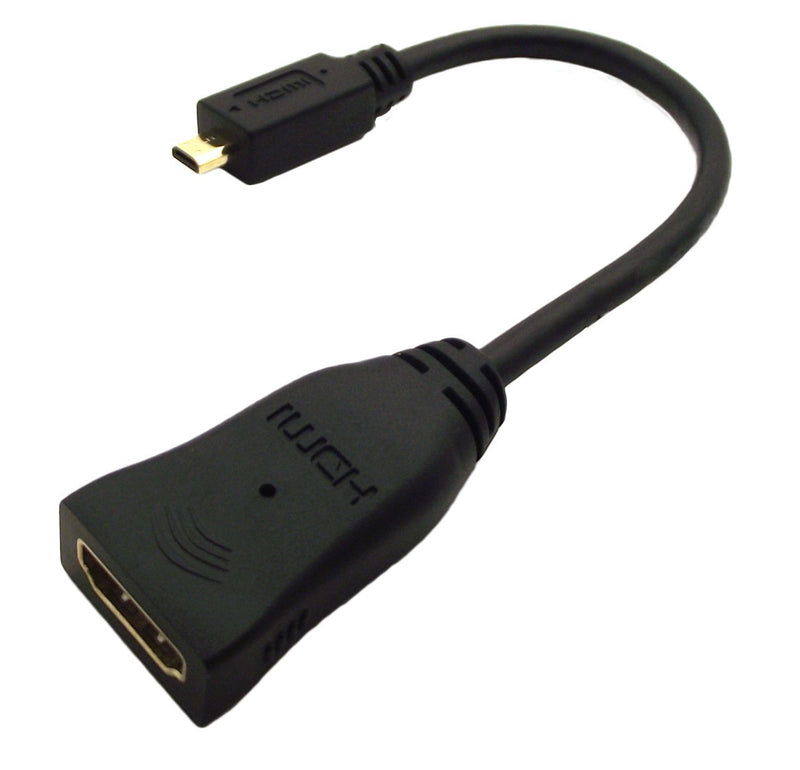 Accell Micro HDMI (HDMI-D Male) to HDMI (Female) Adapter - Resolutions up to 1920x1080 Full HD - LeoForward Australia