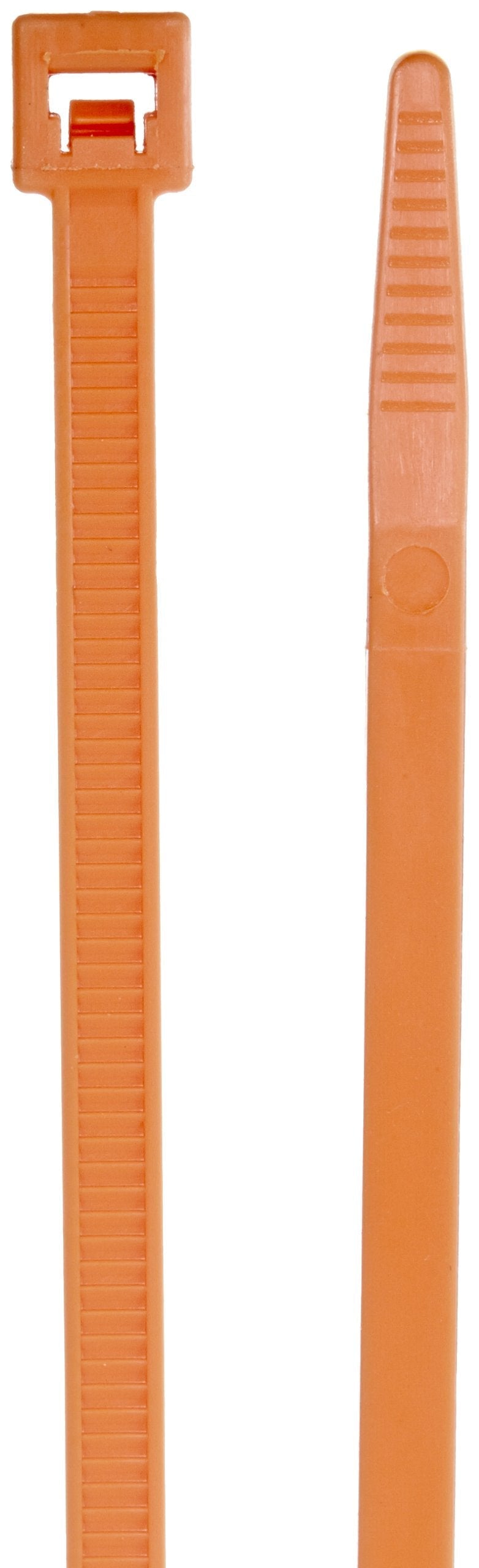  [AUSTRALIA] - Standard Cable Tie, 30lbs Tensile Strength, 1-1/4" Bundle Diameter, 0.130" Width, 5.6" Length, Orange