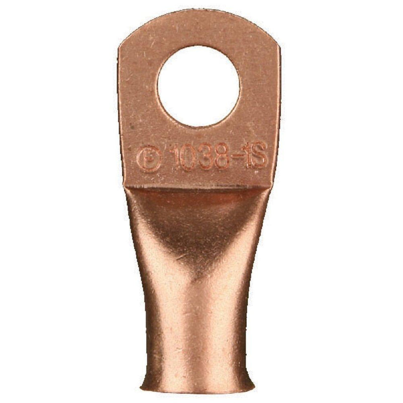 Install Bay Copper Ring Terminal 6 Gauge 3/8 Inch 25 Pack - CUR638 Standard Packaging - LeoForward Australia