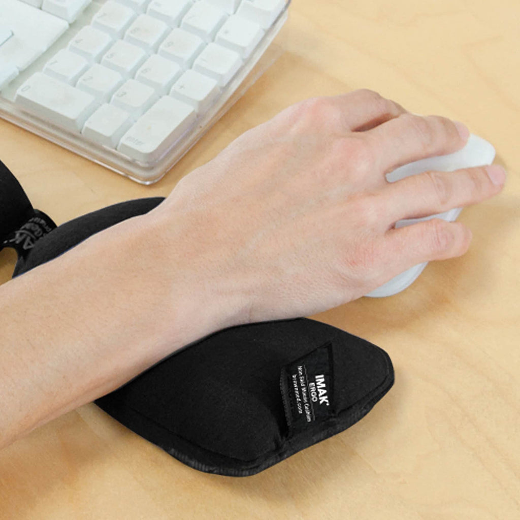 IMAK A10165 Wrist Cushion - Black (D132) (IMAA10165) 9in X 7.5in - LeoForward Australia