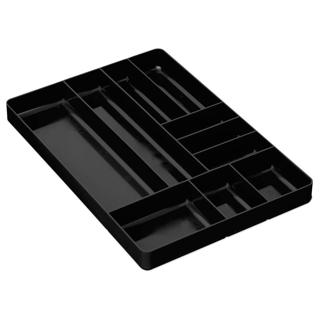  [AUSTRALIA] - Ernst Manufacturing Home and Garage Organizer Tray, 10-Compartments, Black - 5011