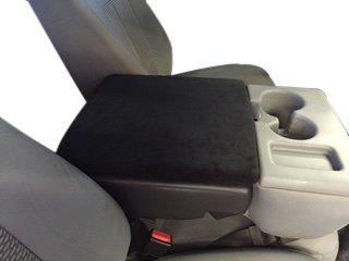  [AUSTRALIA] - Auto Console Covers- Compatible with The Ford F-250 Super Duty Truck 2011-2020 Center Console Armrest Cover Fleece- Black