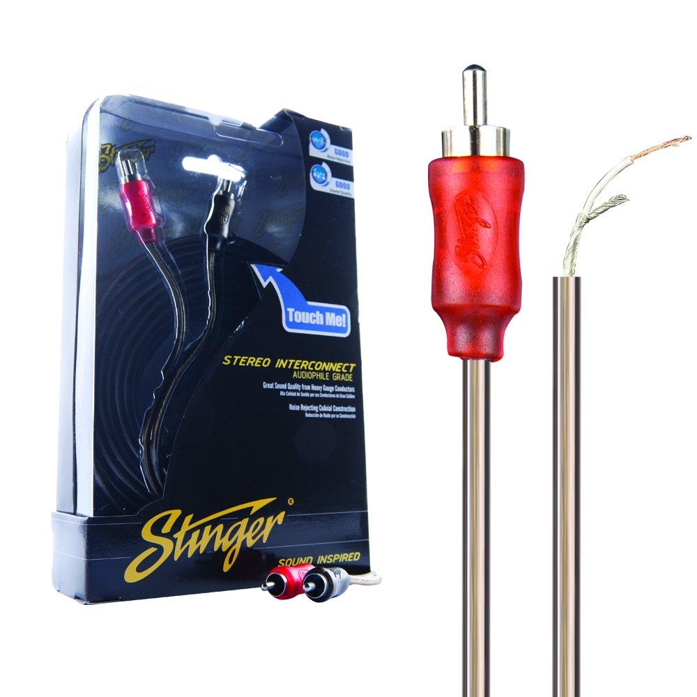 Stinger SI1220 20-Foot 1000 Series 2-Channel Audiophile Grade RCA Stereo Interconnect Cable Standard Packaging - LeoForward Australia