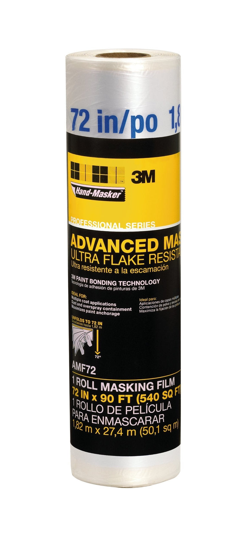  [AUSTRALIA] - Hand-Masker AMF72 Advanced Film Masking fim, Surface protecter, Dust barrier, 72-Inch, Clear 72 Inch