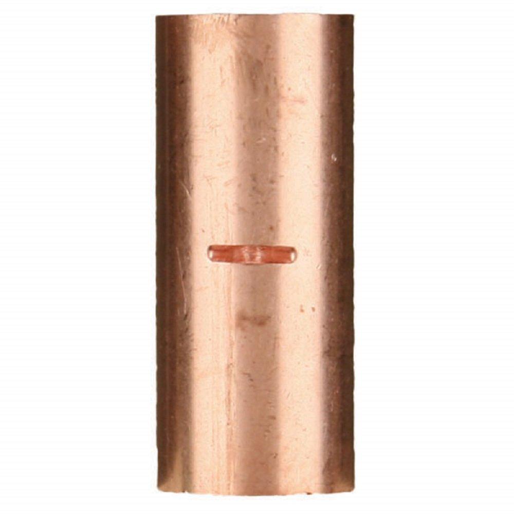  [AUSTRALIA] - Install Bay CUR1-0 Copper Butt Connector 1/0 Gauge - 10 Pack