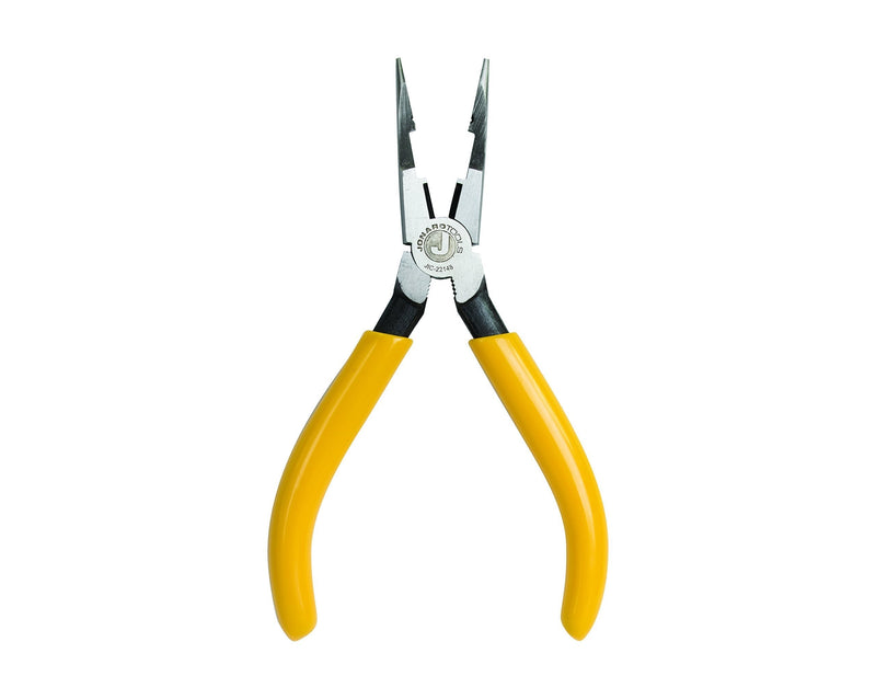  [AUSTRALIA] - Jonard JIC-22148 Combo Crimper Long Nose Plier with Yellow Plastic Handle, 6-7/8" Length