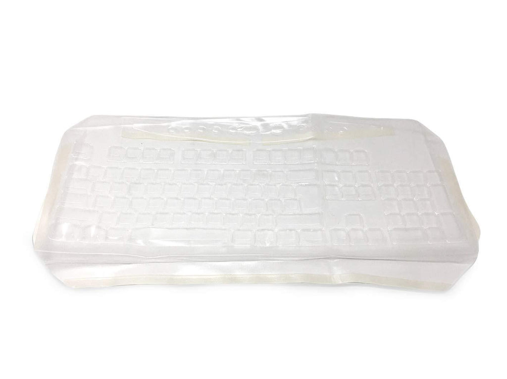 Viziflex Seels Keyboard Cover Compatible with Logitech K350, MK550, MK350, Y-UV90 - Part #92G117 - Protects from Spills, Dirt, Grease, Food - Easy to Clean - LeoForward Australia