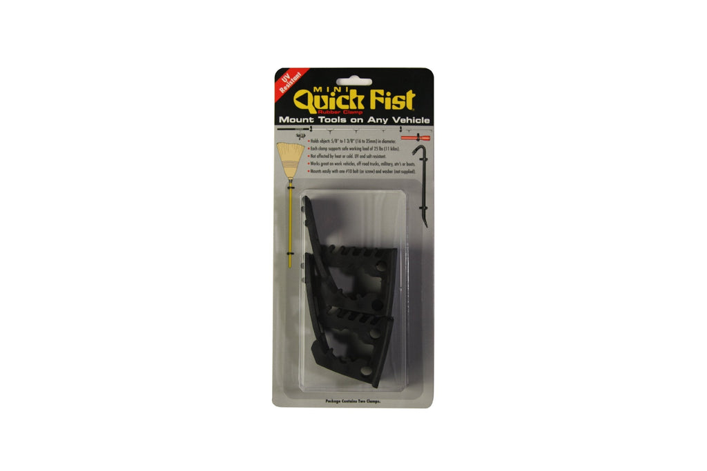 Mini Quick Fist Clamp for mounting tools & equipment 5/8" - 1-3/8" diameter (Pack of 2) - 30050 Original Version - LeoForward Australia