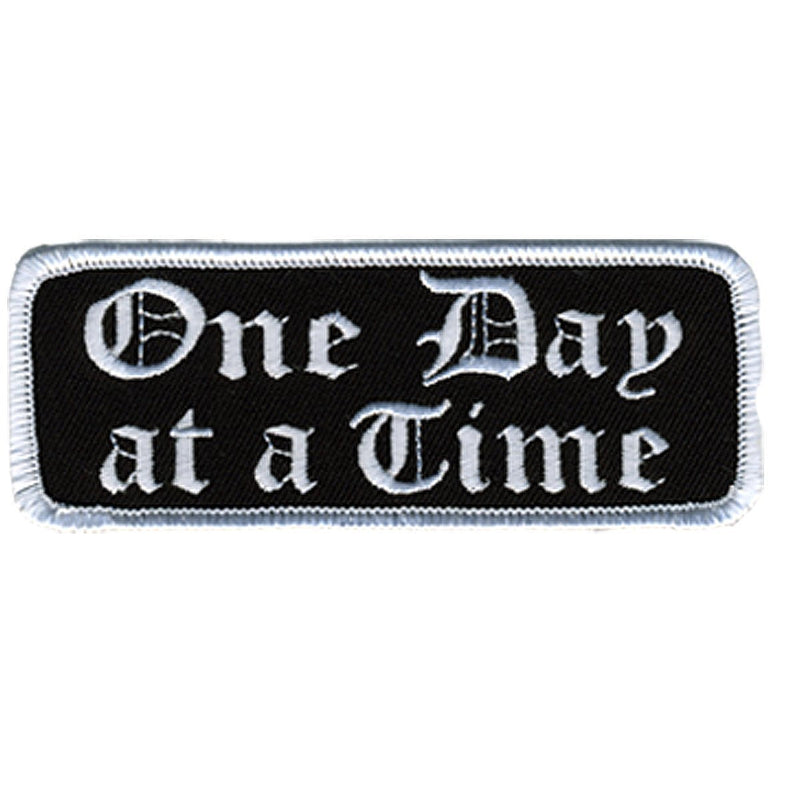  [AUSTRALIA] - Hot Leathers One Day At A Time Patch (4" Width x 2" Height)