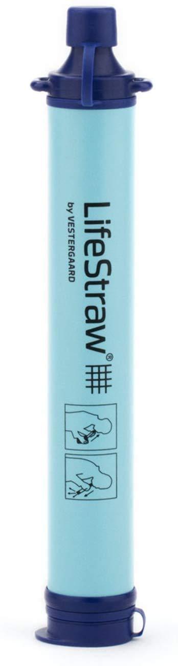LifeStraw Personal Water Filter for Hiking, Camping, Travel, and Emergency Preparedness 1 Pack Blue - LeoForward Australia