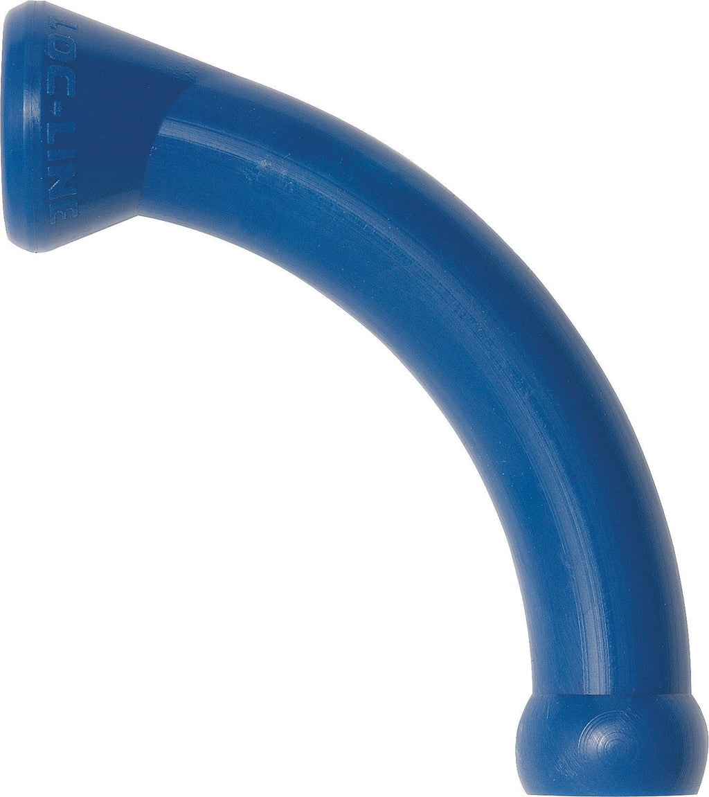 Loc-Line Coolant Hose Component, Acetal Copolymer, Extended Elbow, 1/4" Hose ID (Pack of 20) - LeoForward Australia