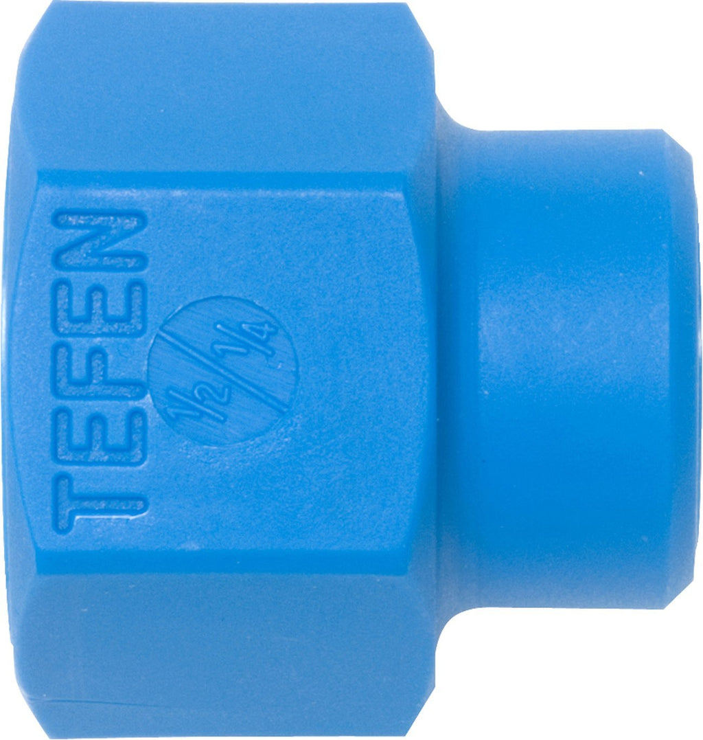 Loc-Line Coolant Hose Component, Tefen, Reducer, 1/2" - 1/4" NPT Female (Pack of 4) - LeoForward Australia