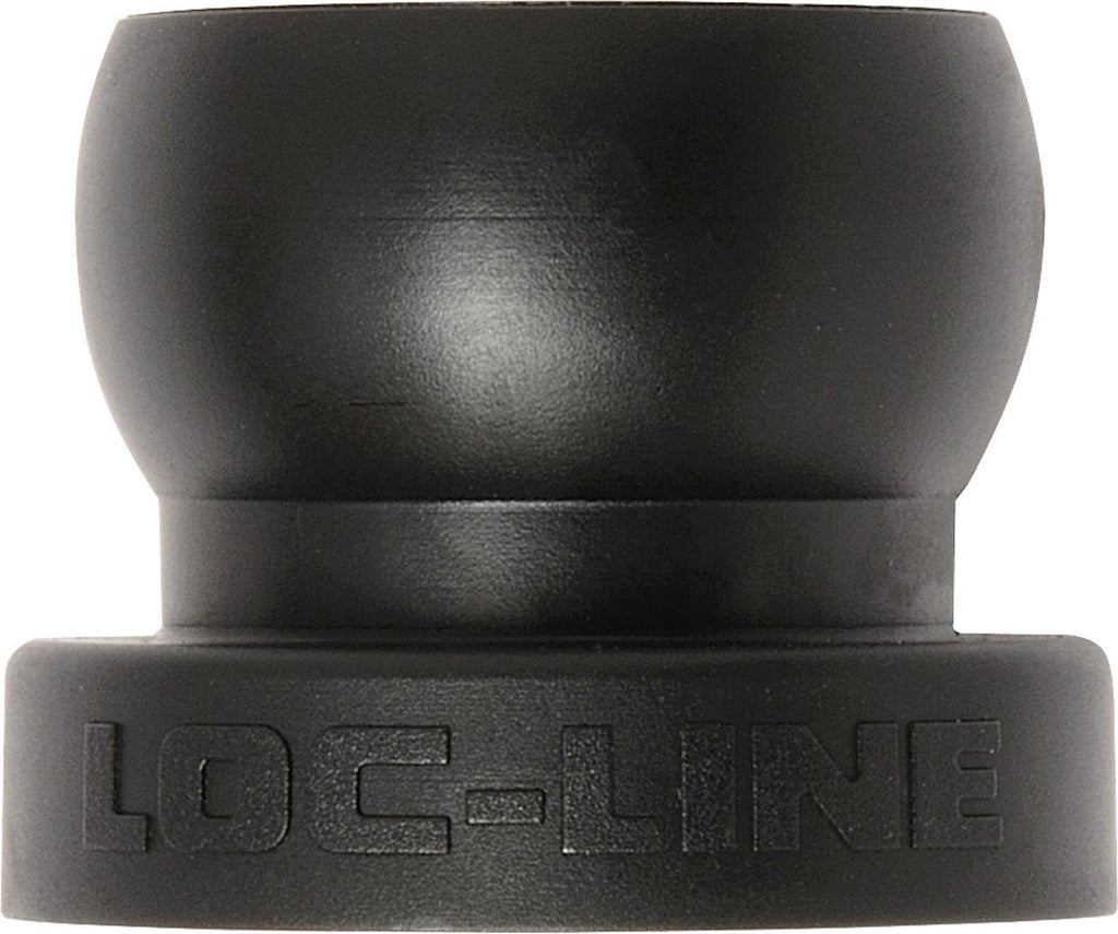 Loc-Line Coolant Hose Component, Black Acetal Copolymer, Fixed Mount, 1/2" Diameter, 1/2" Hose ID (Pack of 20) 1/2" - LeoForward Australia