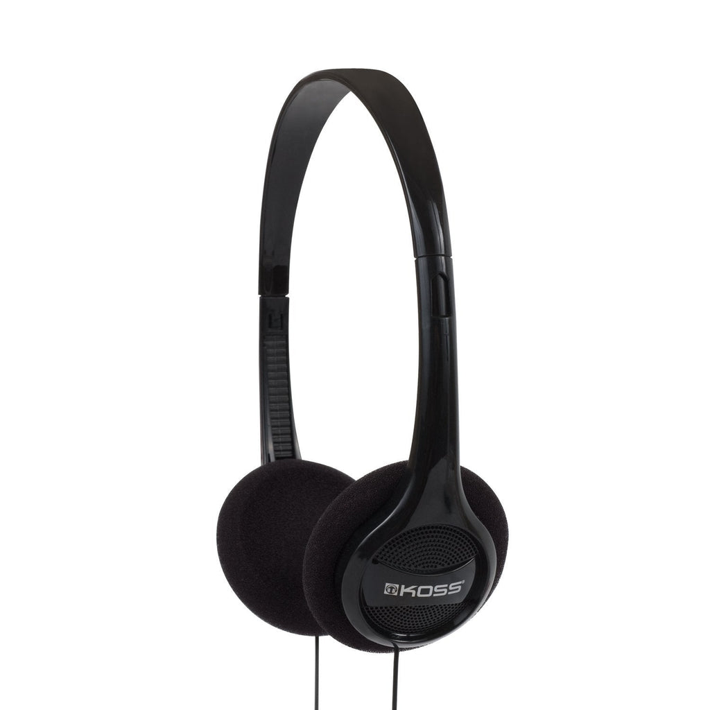 Koss KPH7 Lightweight Portable Headphone, Black Standard Packaging - LeoForward Australia