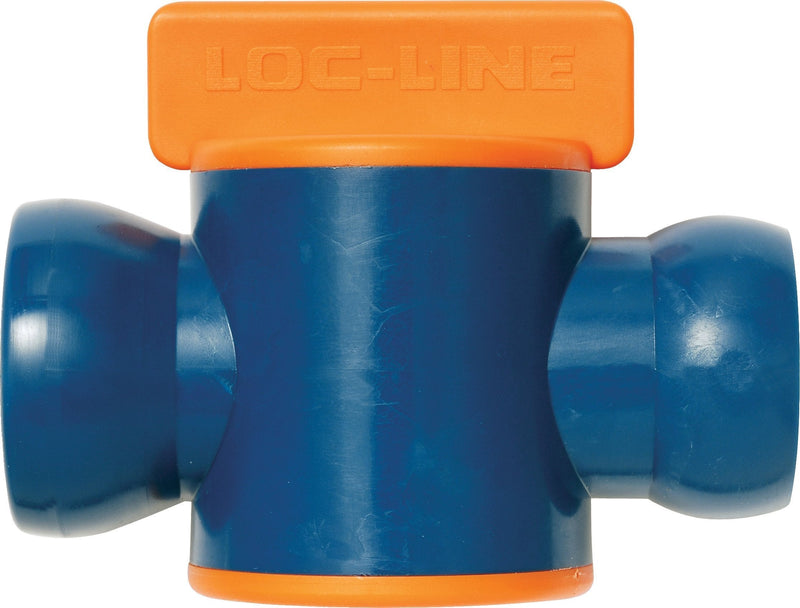 Loc-Line Coolant Hose Component, Acetal Copolymer, In-Line Valve, 3/4" Hose ID, 10 PSI (Pack of 2) - LeoForward Australia