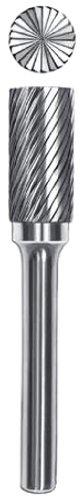 SGS Tool Company 27303 SB-42M Double Cut C Bur 50mm Oal Carbide Bur 2.5mm Diameter 3mm Shank Diameter - LeoForward Australia