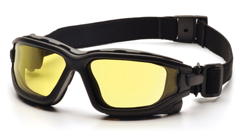 Pyramex I-Force Sporty Dual Pane Anti-Fog Goggles Amber H2x Anti-fog - LeoForward Australia