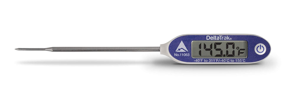 DeltaTrak 11063 FlashCheck Jumbo Display Auto-Cal Needle Probe Thermometer - LeoForward Australia