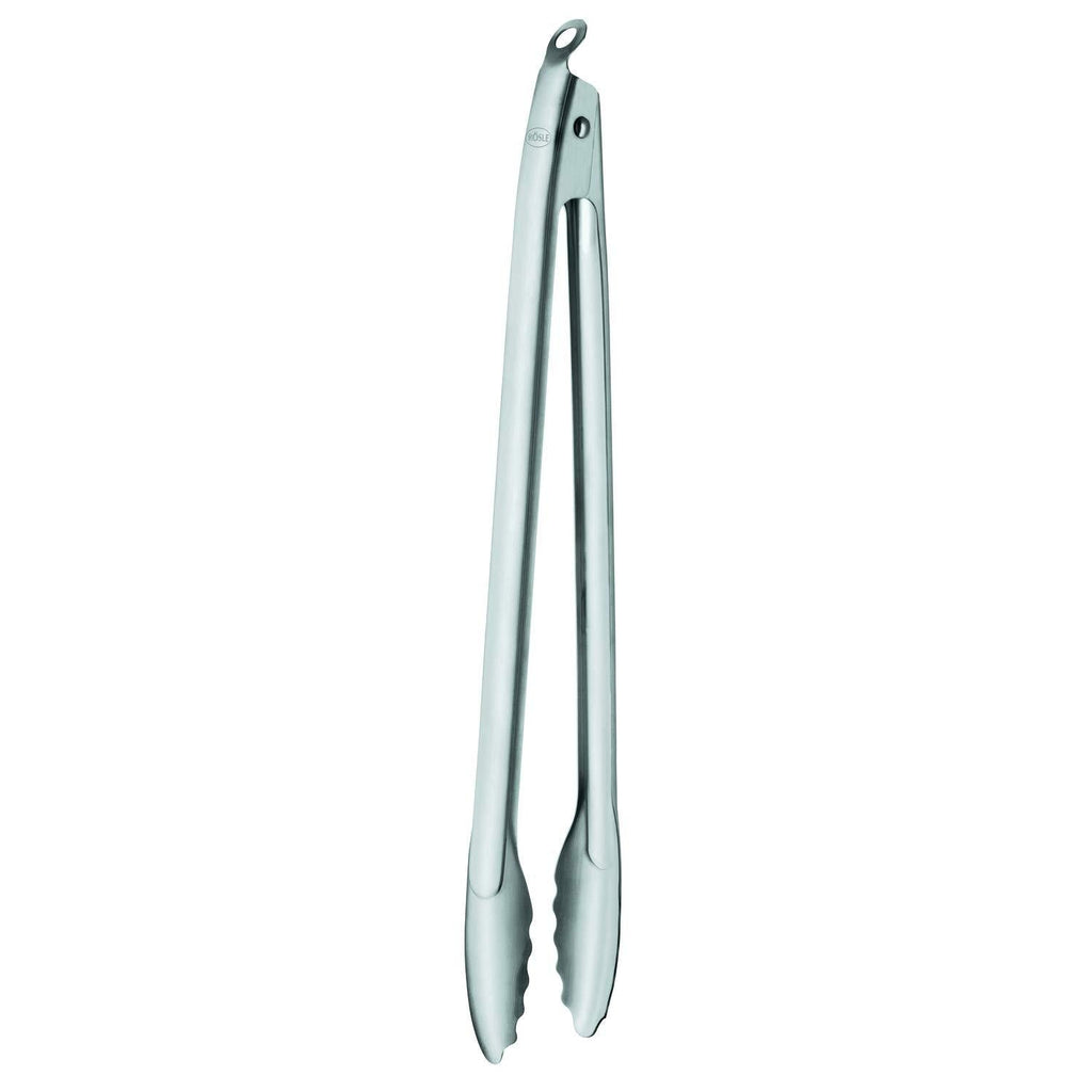  [AUSTRALIA] - Rosle Stainless Steel Lock and Release Click Tongs, 17-inch