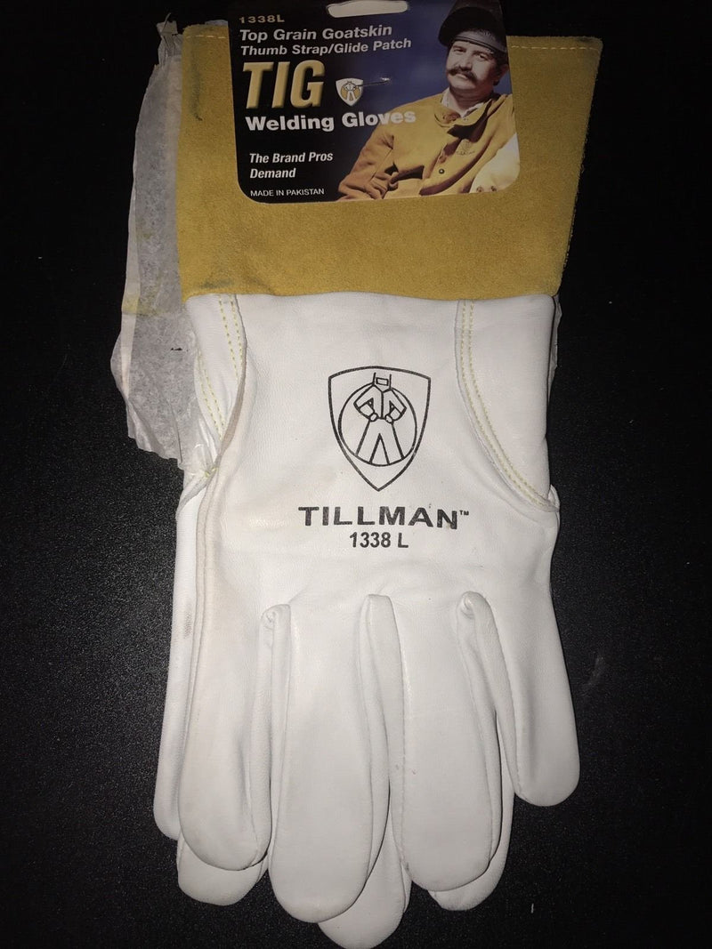  [AUSTRALIA] - Tillman 1338 Top Grain Goatskin TIG Glove with Glide Patch Large