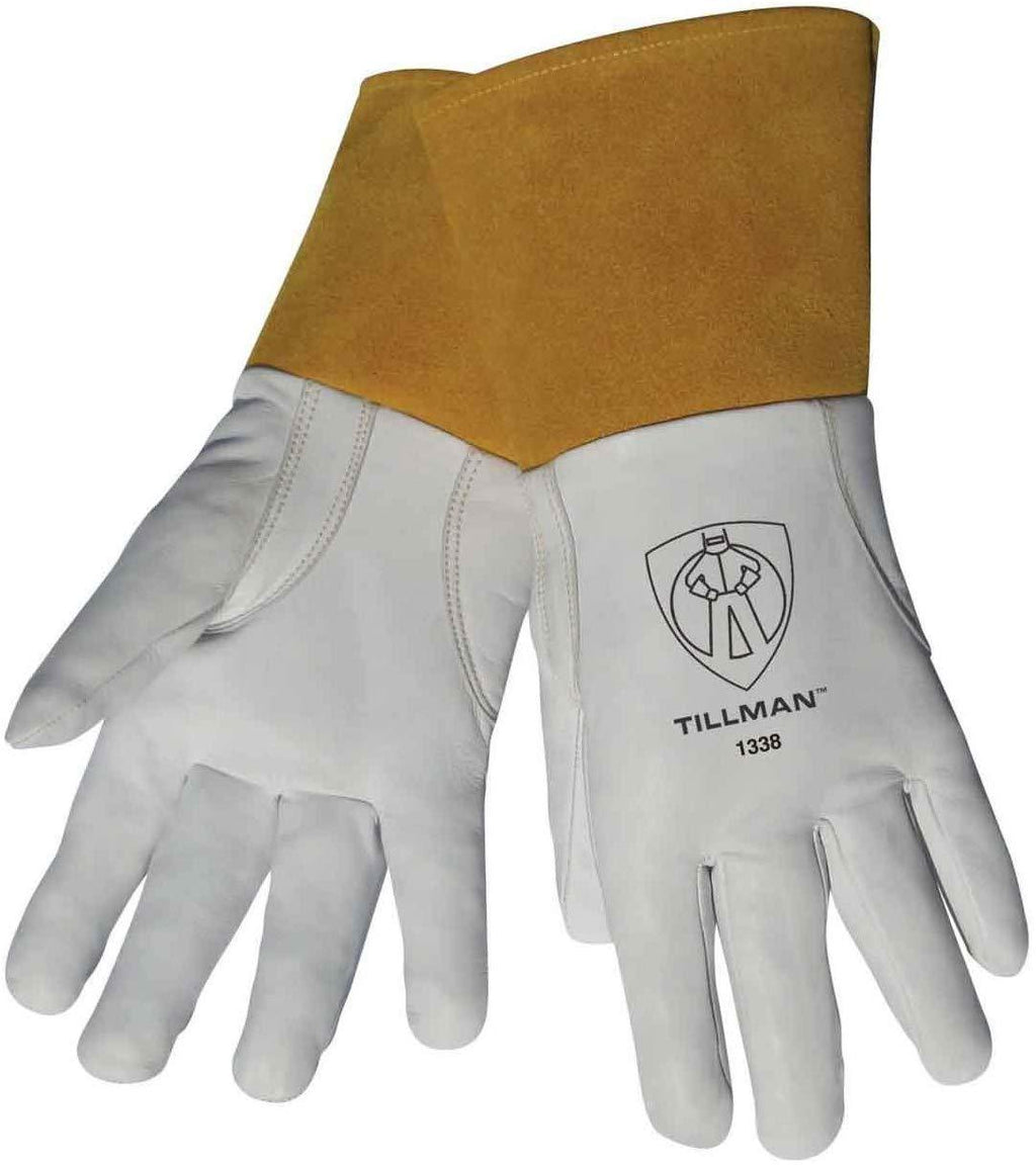  [AUSTRALIA] - 1338M Goatskin Tig Glove4 Cuff-Cd Medium by Tillman (1338 - MEDIUM)