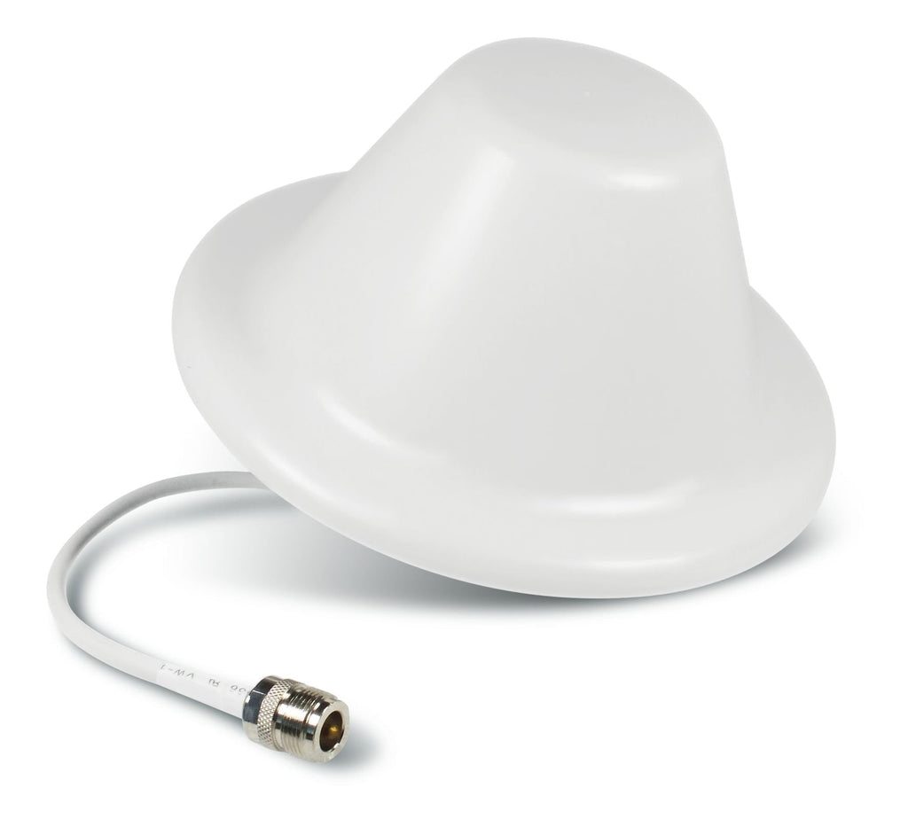 SureCall Wide Band Omni-Directional Internal Ceiling Mount Dome Antenna (includes mounting kit 698 - 2700 MHz) Dome Ceiling Mount Standard Packaging - LeoForward Australia