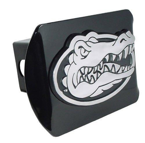  [AUSTRALIA] - University of Florida Gator Head Emblem on Black Metal Hitch Cover