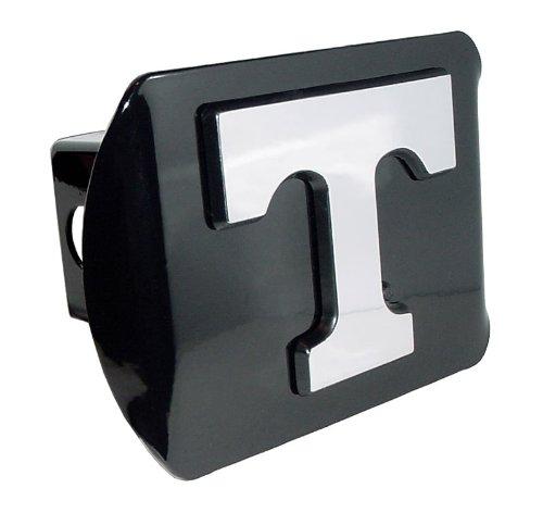  [AUSTRALIA] - Tennessee Volunteers Black Metal Trailer Hitch Cover with Chrome Metal Logo (For 2" Receivers)