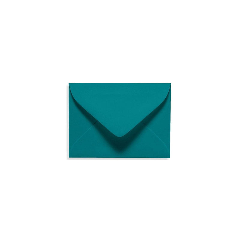  [AUSTRALIA] - LUXPaper #17 Mini Envelopes in 80 lb. Teal for 2 9/16 x 3 9/16 Cards, Printable Envelopes for Gift Cards and Thank You’s, with Moistenable Glue, 50 Pack, Envelope Size 2 11/16 x 3 11/16 (Teal)