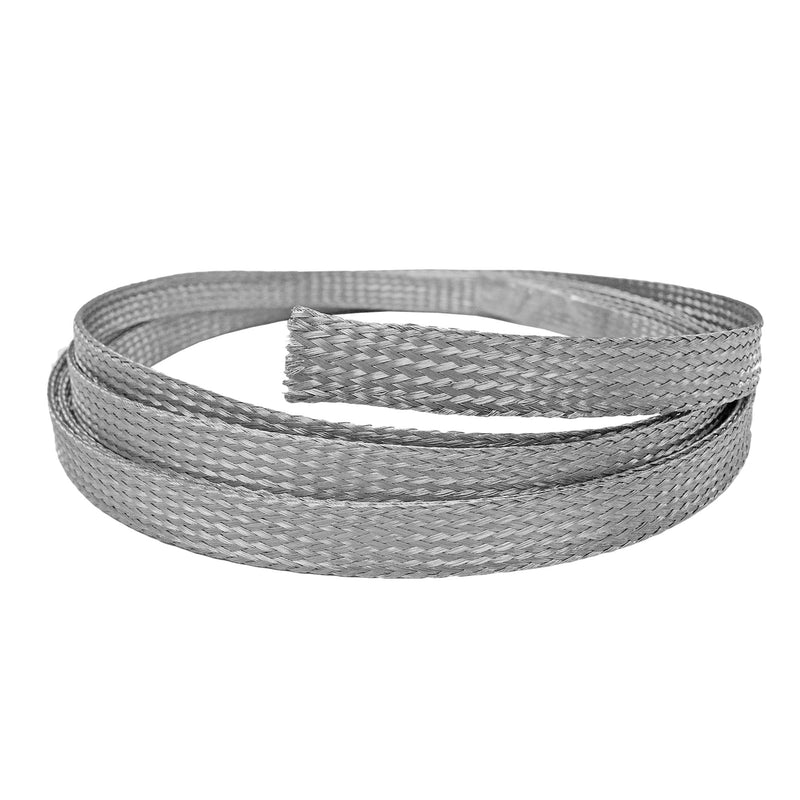  [AUSTRALIA] - Electriduct 1/2" Stainless Steel Braided Sleeving (304SS) - Length: 10 Feet 0.5 (1/2) Inch