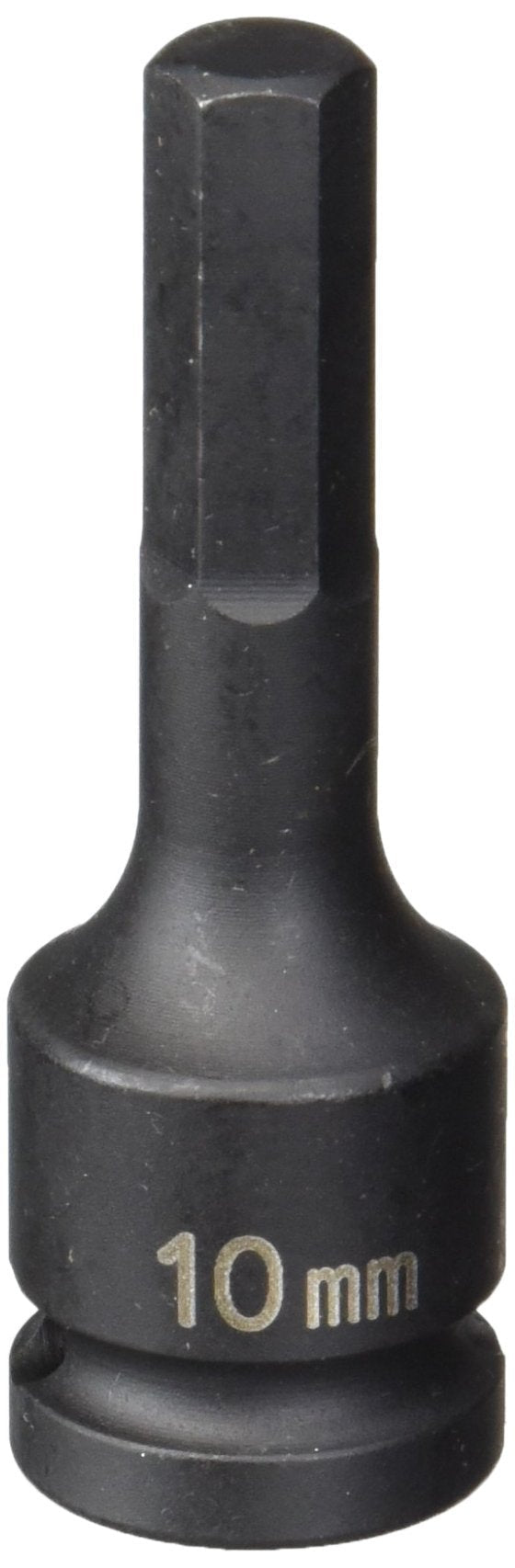  [AUSTRALIA] - Grey Pneumatic (2910M) 1/2" Drive x 10mm Hex Driver Socket