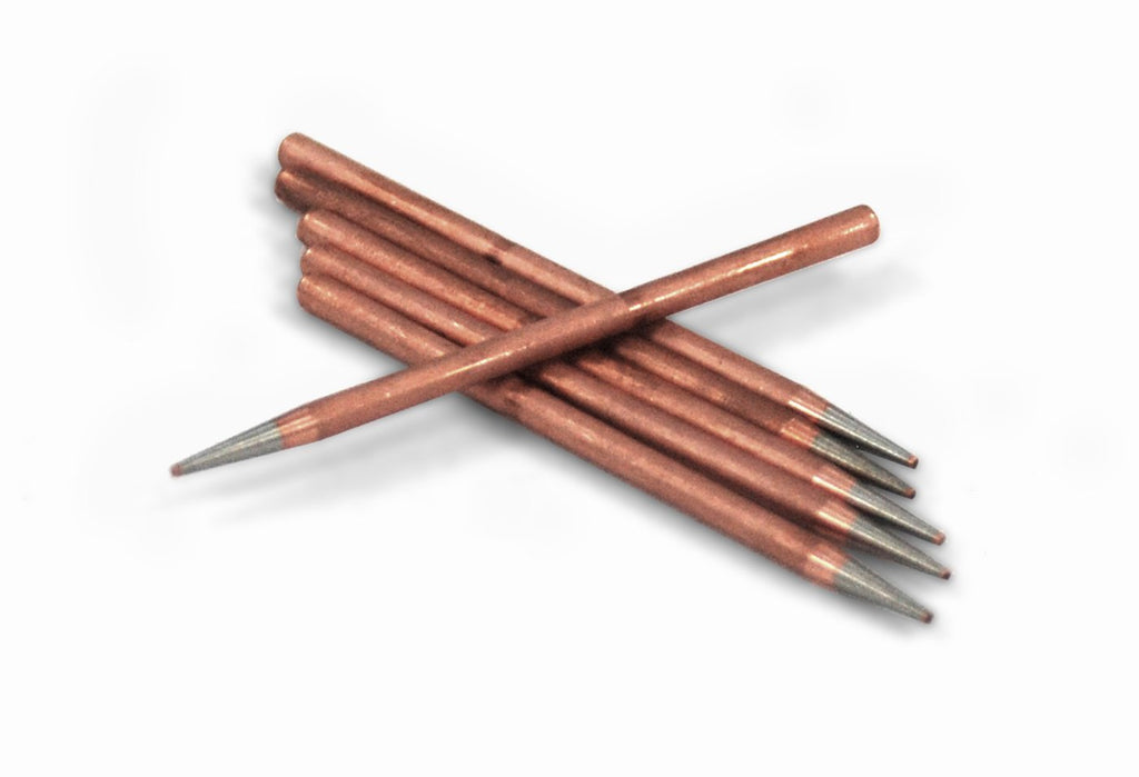  [AUSTRALIA] - American Beauty 10594 Steel Electrodes for Resistance Soldering, 1/8" Diameter x 3" Length (Pack of 6)