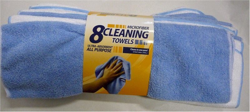  [AUSTRALIA] - 8 Microfiber Cleaning Towels