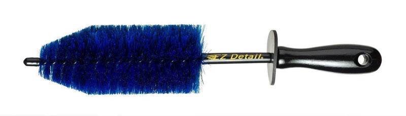  [AUSTRALIA] - EZ Detail Brush Little - Wheel Rim Cleaner for Cars, Bike, Trucks, Motorcycle, and Other Vehicles. Non-Scratch Auto Detailing Tool, Easily reaches Nook and Crannies Blue