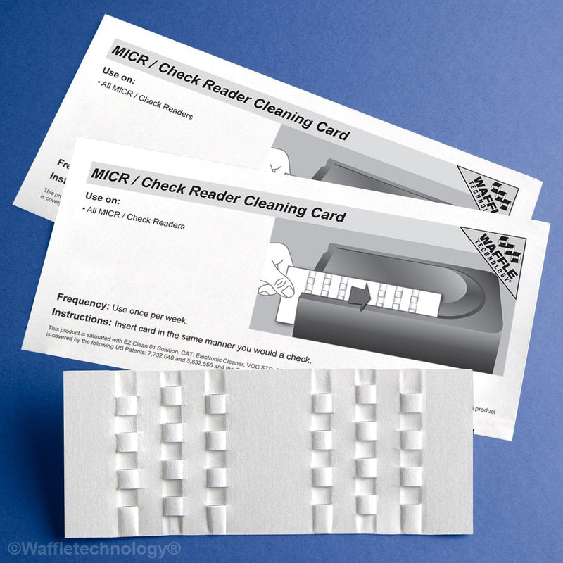  [AUSTRALIA] - Kic Team-Waffletechnology MICR / Check Reader Cleaning Card, 15/Box