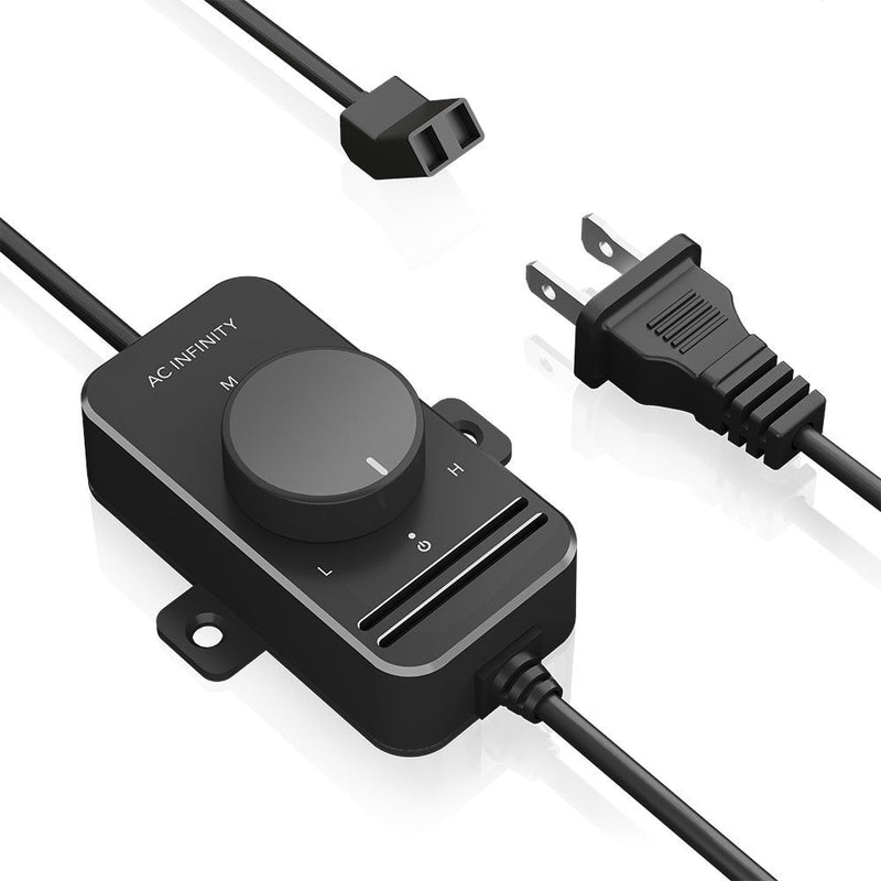  [AUSTRALIA] - AC Infinity, Fan Speed Controller for 100 to 125V AC Axial Muffin Cooling Fans, Single Connector, for DIY Cooling Ventilation Exhaust Projects