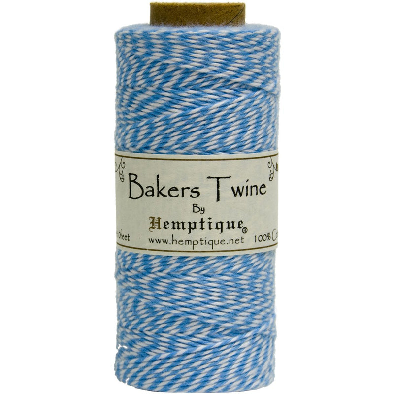  [AUSTRALIA] - Hemptique Baker's Twine Spool, Blue and White