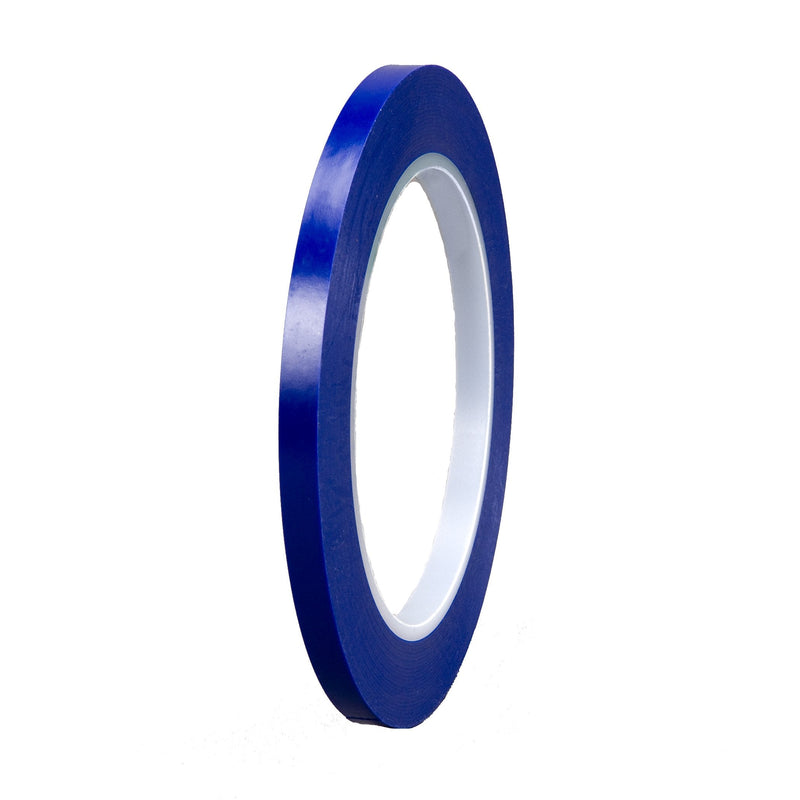  [AUSTRALIA] - 3M Vinyl Tape 471+, 1/4 in x 36 yd, Indigo, 1 Roll, Fine Line Tape for Paint Masking Striping, Color Separation and Complex Designs, High-Temperature, Stretch