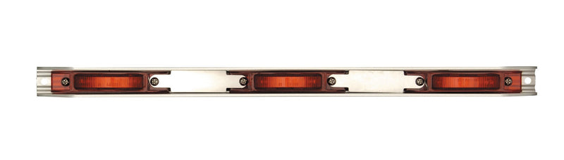  [AUSTRALIA] - Maxxima M20343R 21 LED Red Stainless Steel Light ID Bar