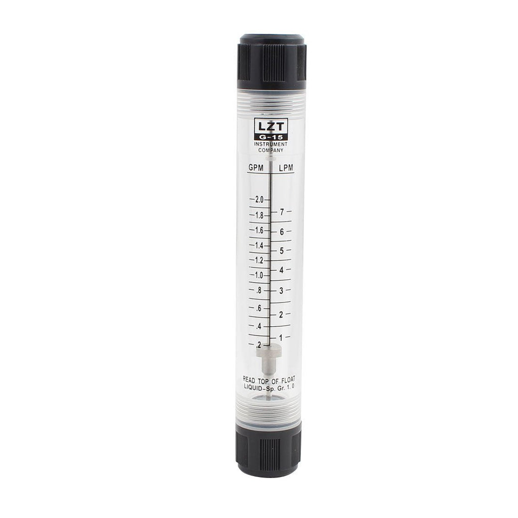 uxcell A11120300ux0019 1/2 Inch Female Thread 0.2-2.0 GPM 1-7 LPM Water Liquid Inline Flowmeter LZM-15 - LeoForward Australia