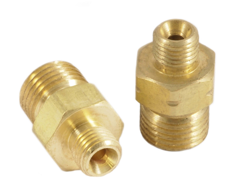  [AUSTRALIA] - Forney 86152 Oxygen Acetylene Brass Fitting, Oxygen and Acetylene Hose Couplers, Adapters A to B Oxygen and Acetylene, Carded Pair