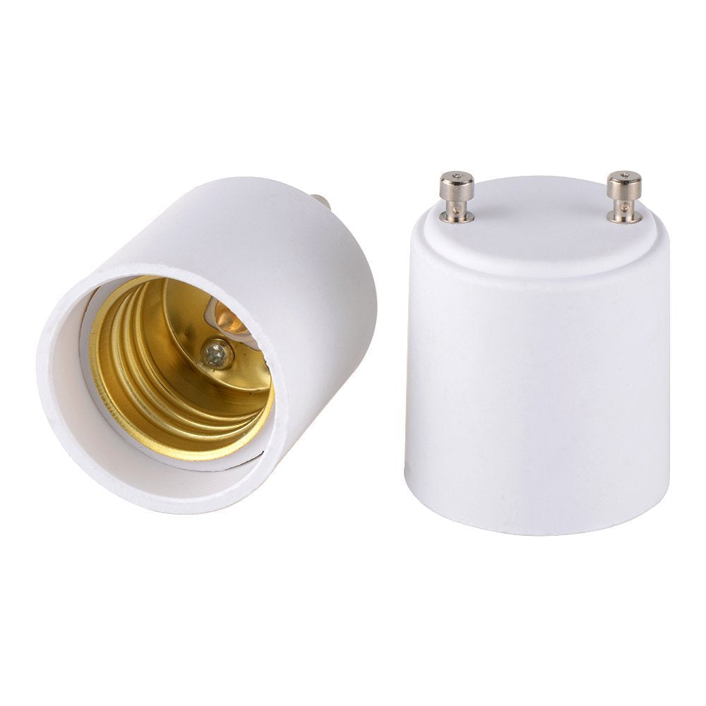  [AUSTRALIA] - Onite GU24 to E27 E26 Adapter for LED Bulb, GU24 to Medium Base Converts Your Pin Base Fixture to Standard Screw-in Lamp Socket 2 Pack