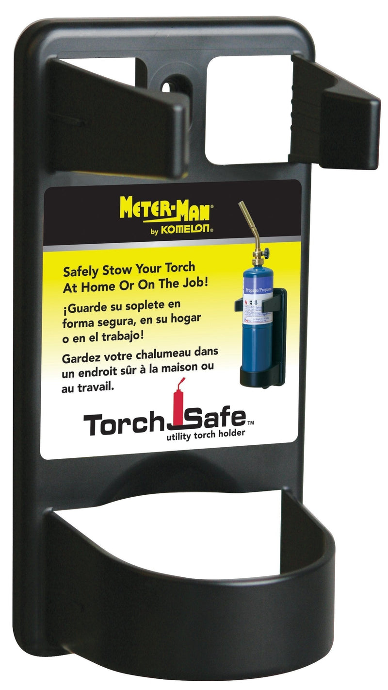  [AUSTRALIA] - Komelon TS12 Torch Safe Utility Torch Holder, Black 1-Pack