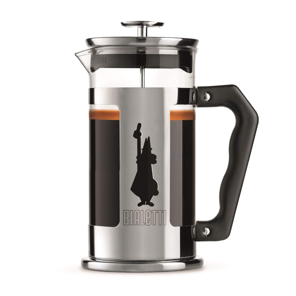 Bialetti 6860 Preziosa Stainless Steel 3-Cup French Press Coffee Maker, Silver 3 Cup - LeoForward Australia