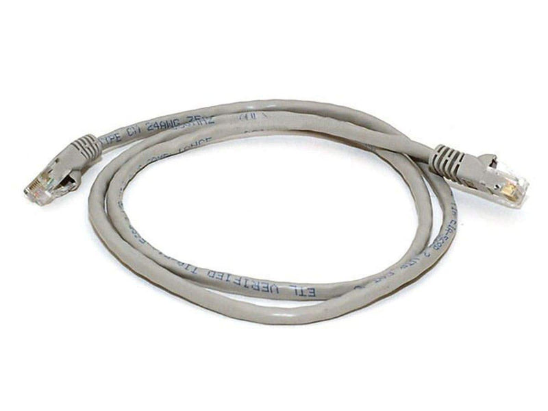  [AUSTRALIA] - Monoprice 3-Feet 24AWG Cat5e 350MHz UTP Crossover Bare Copper Ethernet Network Cable, Gray (100287) 3ft